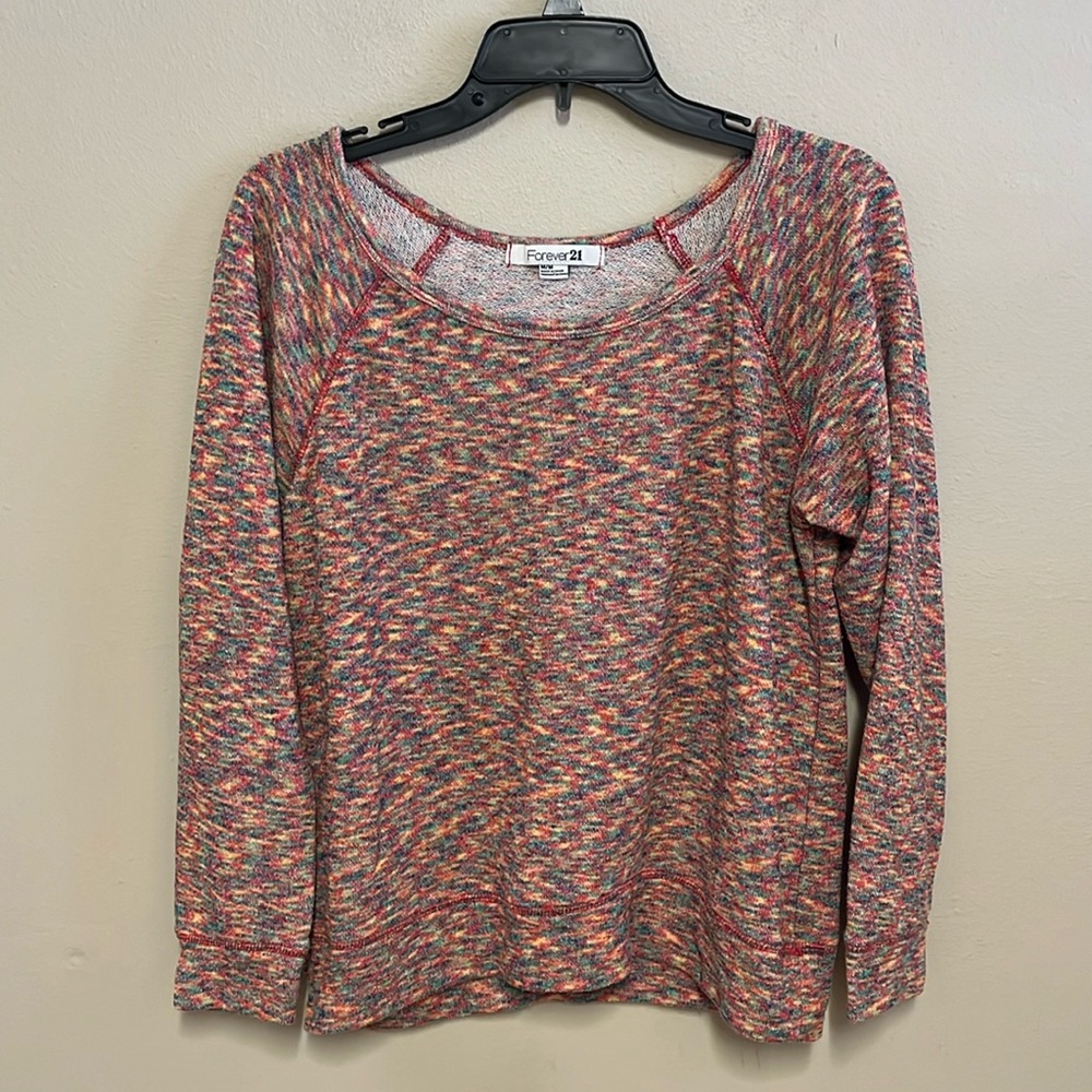 Forever 21 Colorful Confetti Sweatshirt